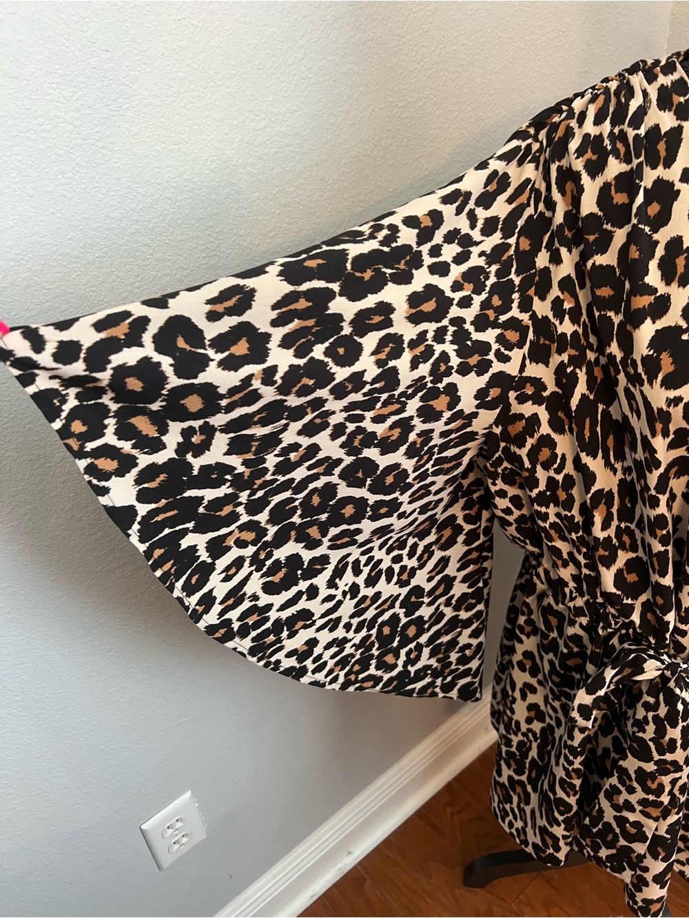 Lane Bryant Beige, Black & Brown Leopard Print Tunic Size 22/24 - Picture 2 of 8